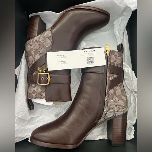 Coach Women’s Olivia Jacquard Bootie Size 5.5 - Picture 11 of 15